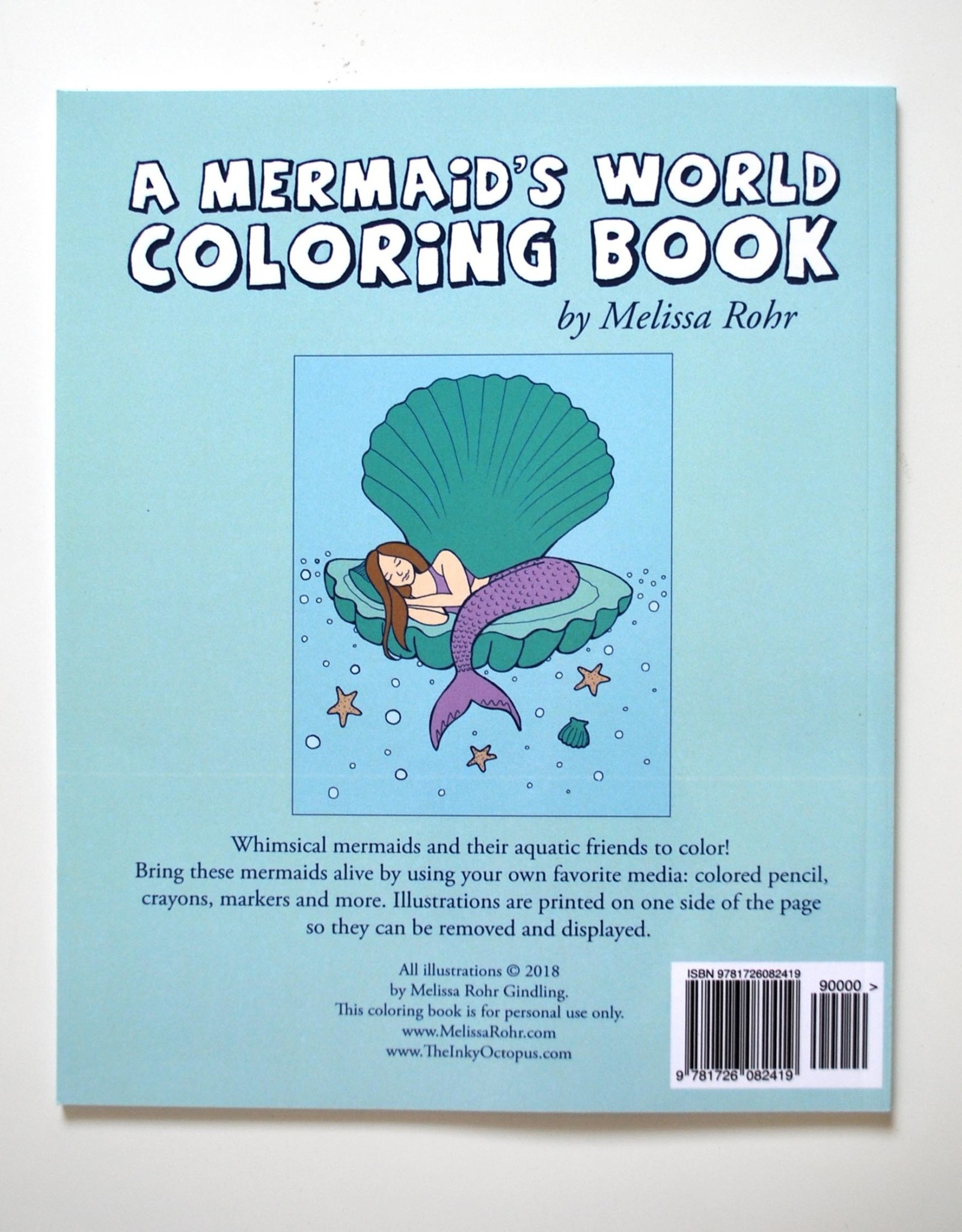 The Island Octopus A Mermaid’s World Coloring Book by The Island Octopus