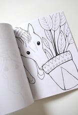 The Island Octopus Unicorn and Pony Coloring Book by The Island Octopus