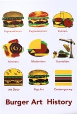 Danielle Przybysz “Burger Art History” Sticker by Danielle Przybysz