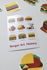 Danielle Przybysz “Burger Art History” Sticker by Danielle Przybysz