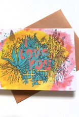Hale Ekinci I love You Greeting Card by Hale Ekinci