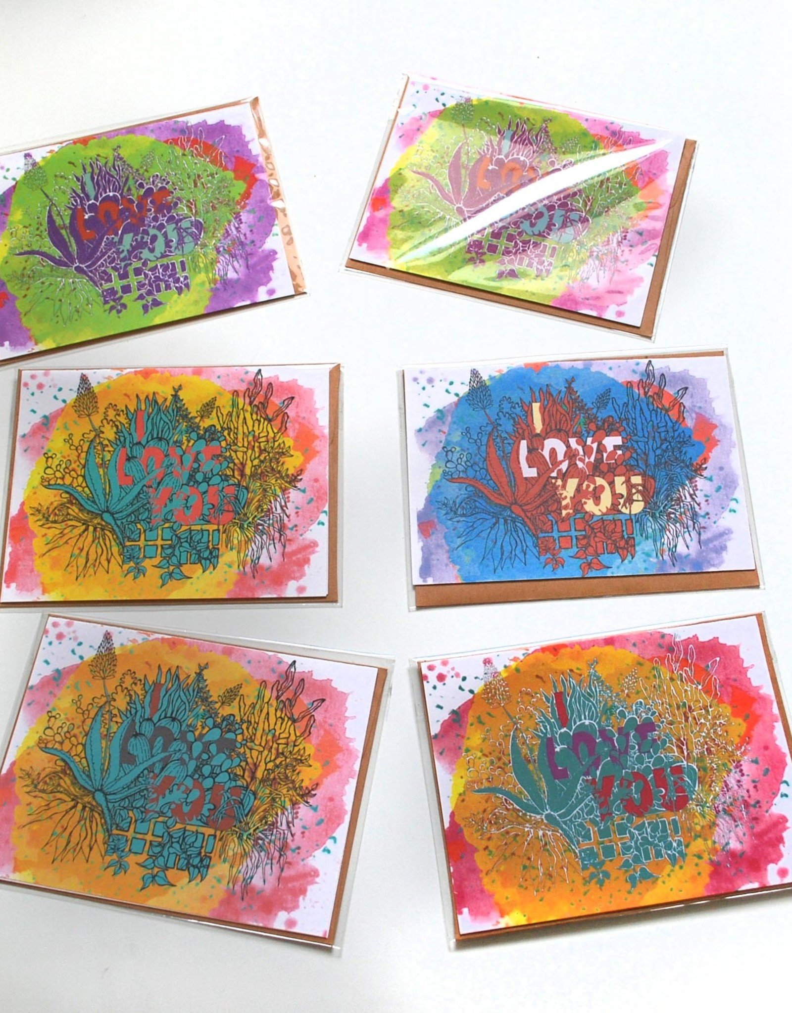 Hale Ekinci I love You Greeting Card by Hale Ekinci