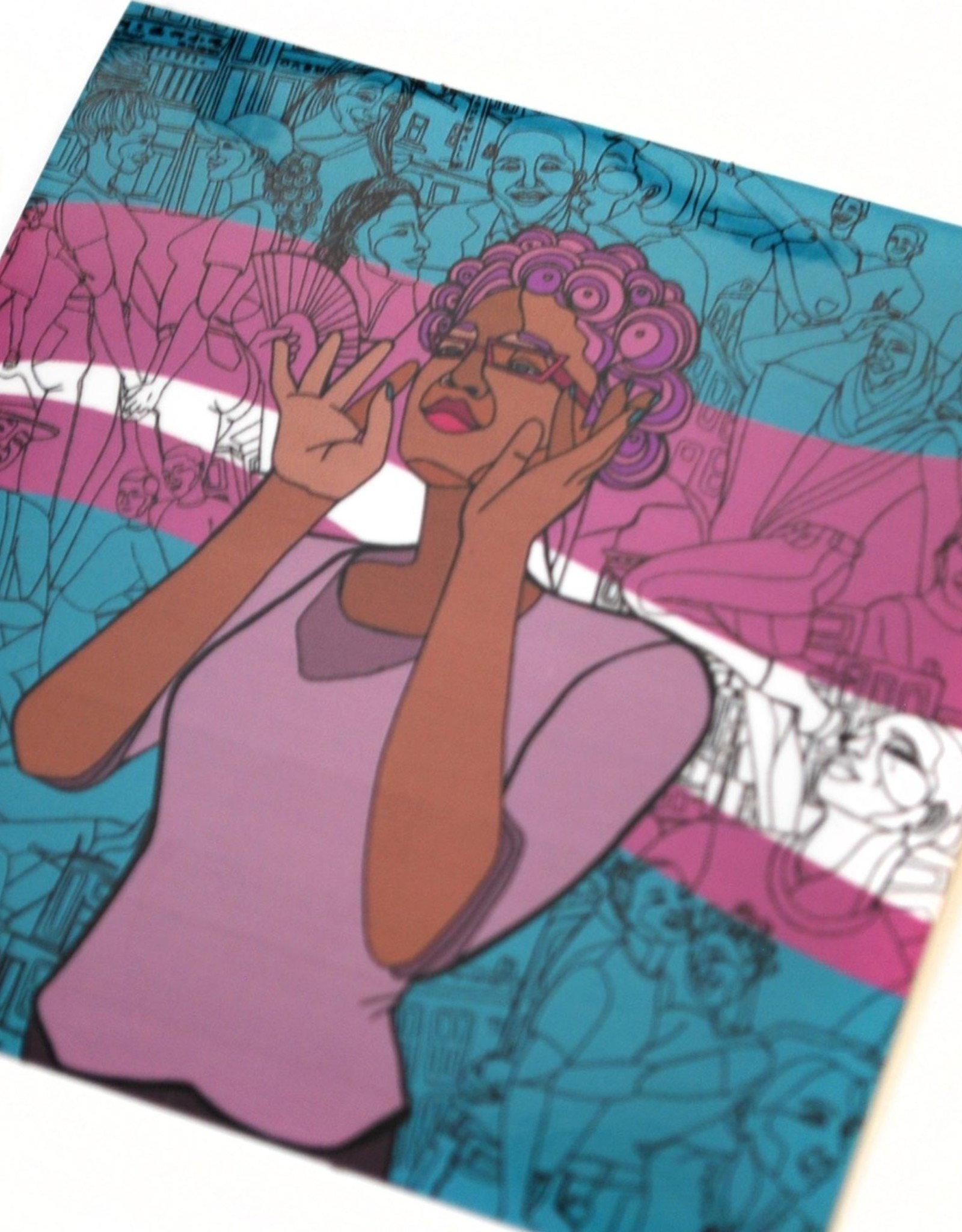 Sam Kirk Queertopia Trans Sticker by Sam Kirk