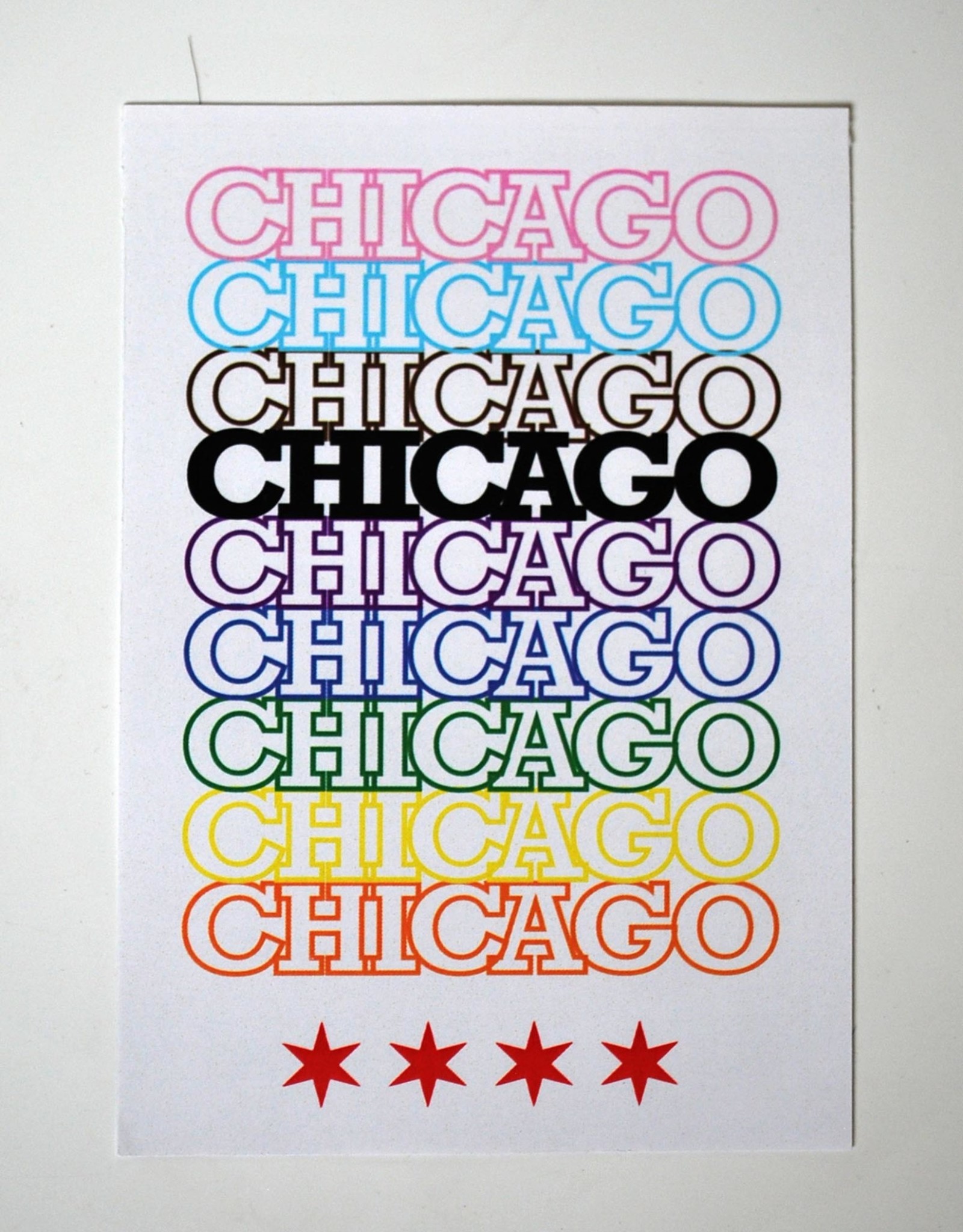 Knight Illustrations Corvus Press: Chicago Peace Recyclable Sticker by David Knight