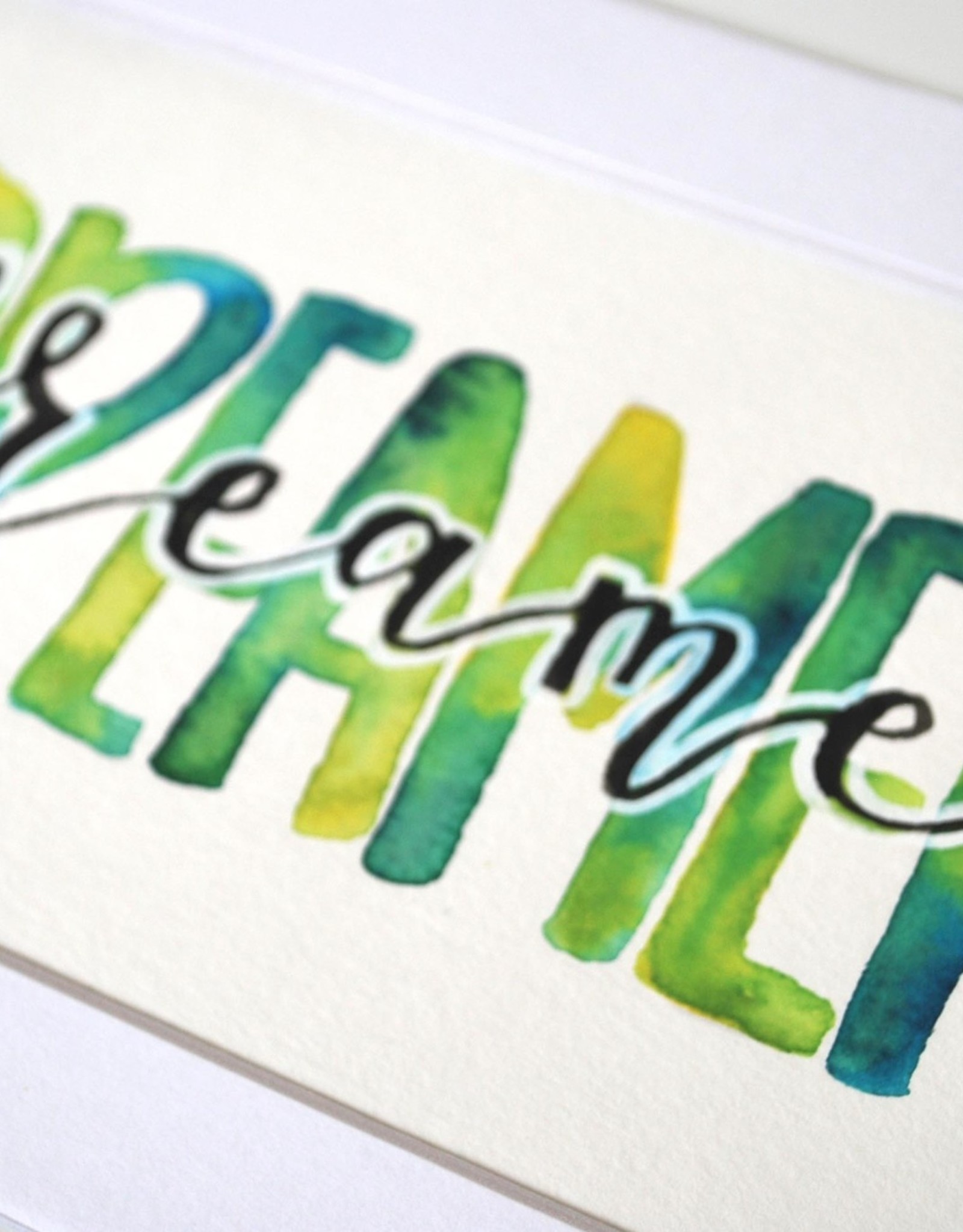 Watercolor Positivity "Dreamer" by Jennifer Pollack