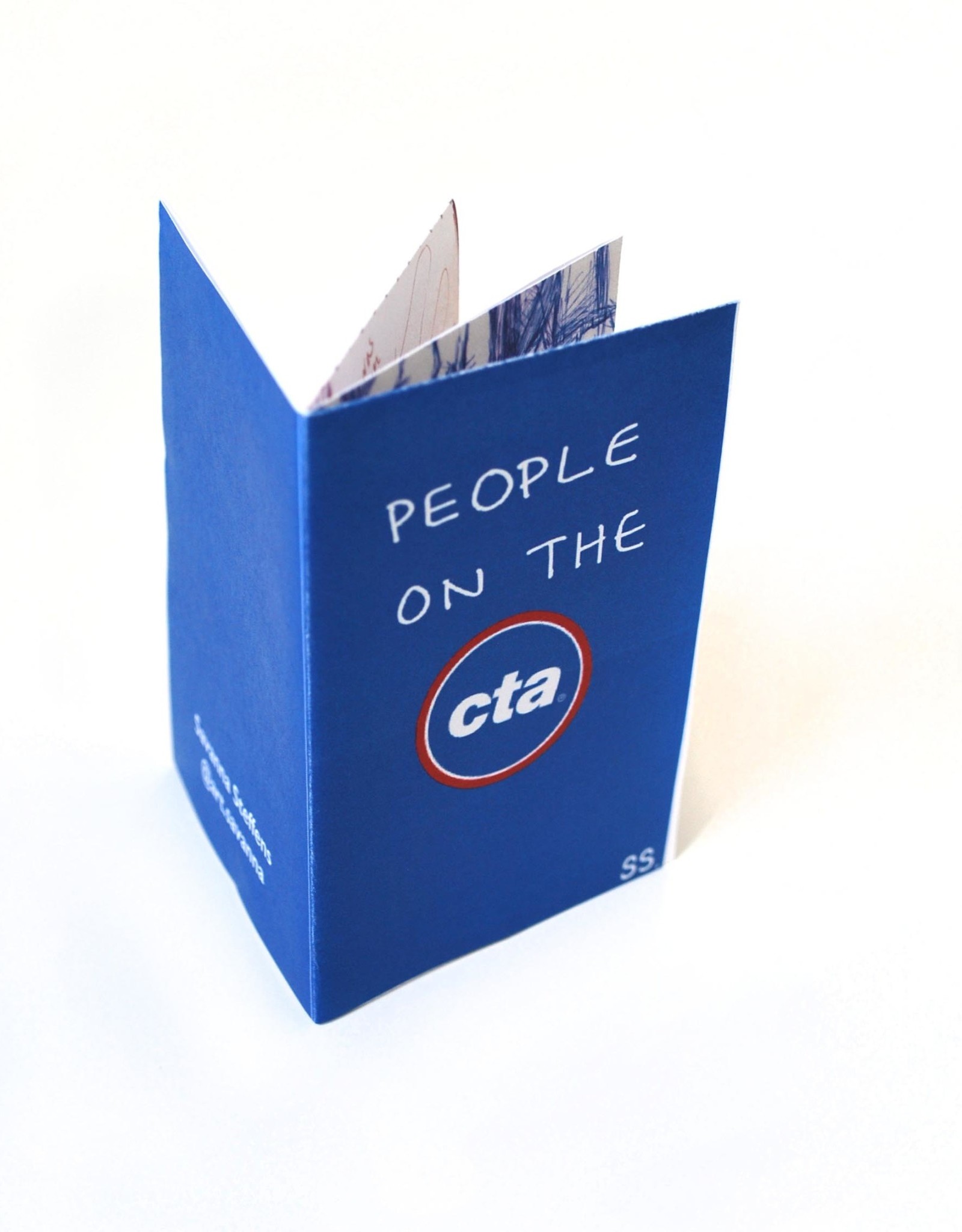 Savanna Steffens “People On the CTA” digital printed zine by Savanna Steffens