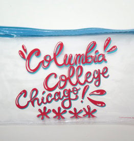 Buy Columbia, By Columbia Columbia College Chicago Clear Zipper Pouch - Blue