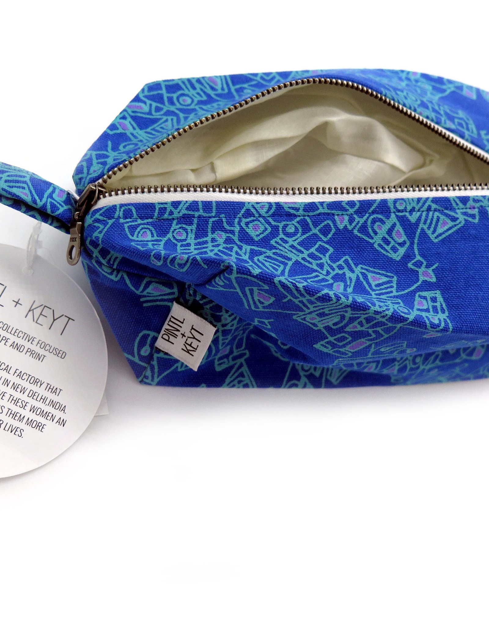 PINTL + KEYT Rome (Blue) Dopp Kit by PINTL + KEYT