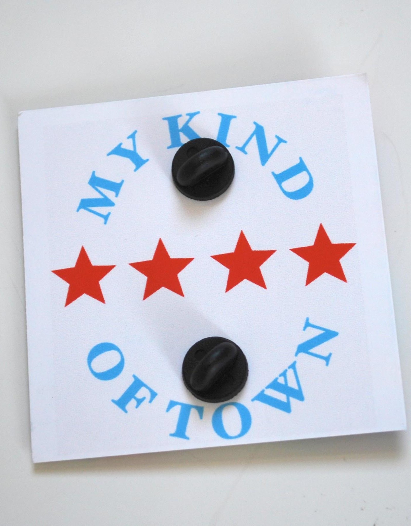 ReformedSchool Chicago Sign Enamel Pin by ReformedSchool
