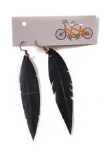 True Partners in Craft Feather Earrings on Earwire by True Partners in Craft