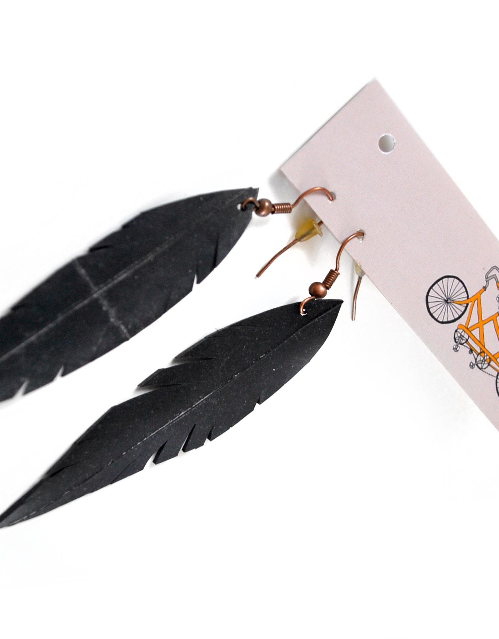 True Partners in Craft Feather Earrings on Earwire by True Partners in Craft