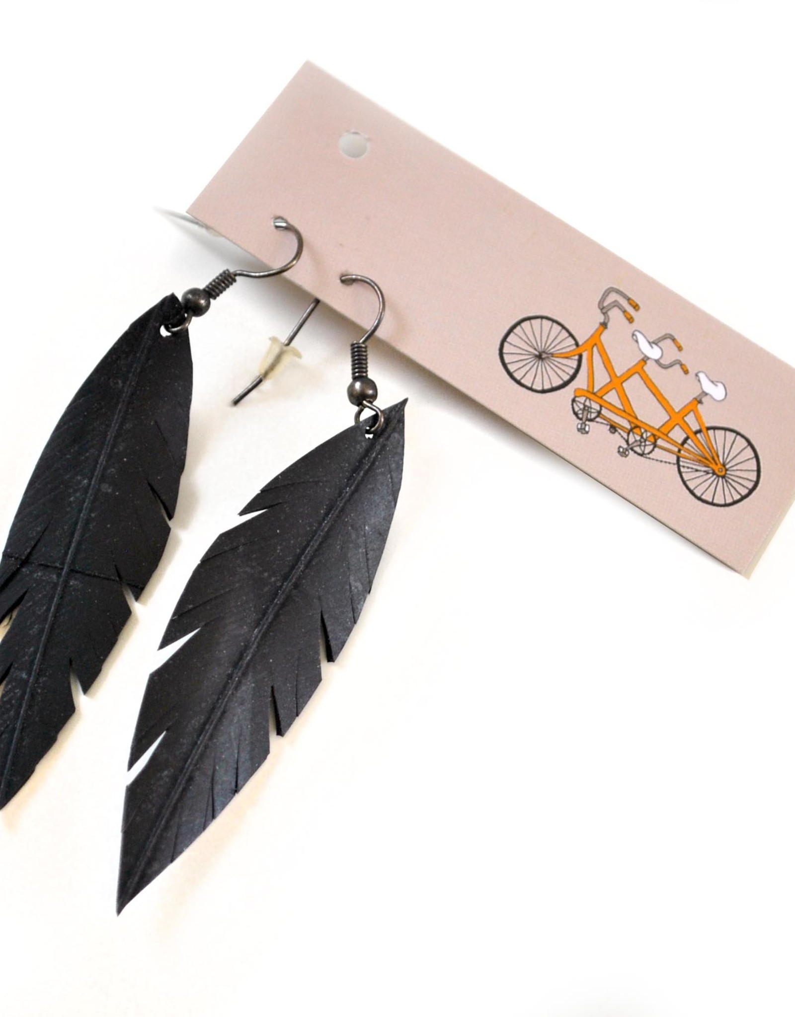 True Partners in Craft Feather Earrings on Earwire by True Partners in Craft