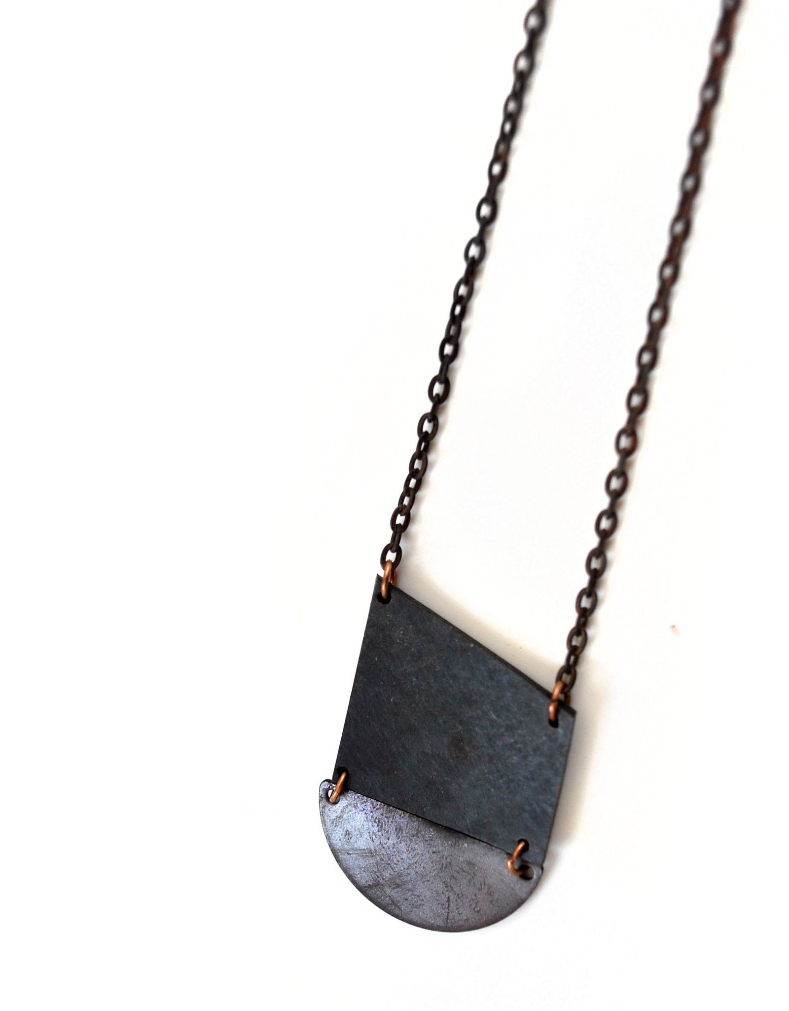 True Partners in Craft Half Moon Necklace by True Partners in Craft