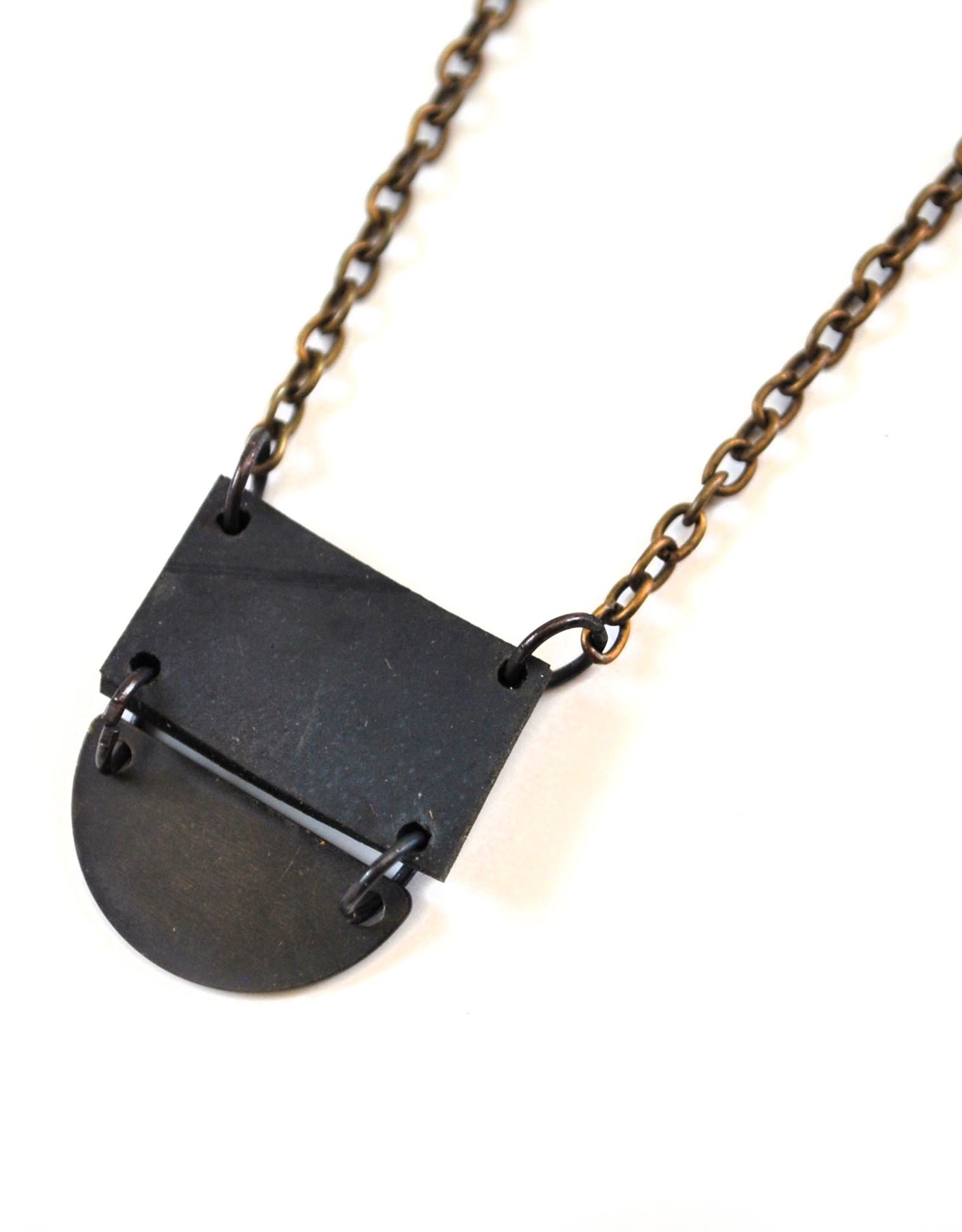 True Partners in Craft Mini Half Moon Necklace by True Partners in Craft