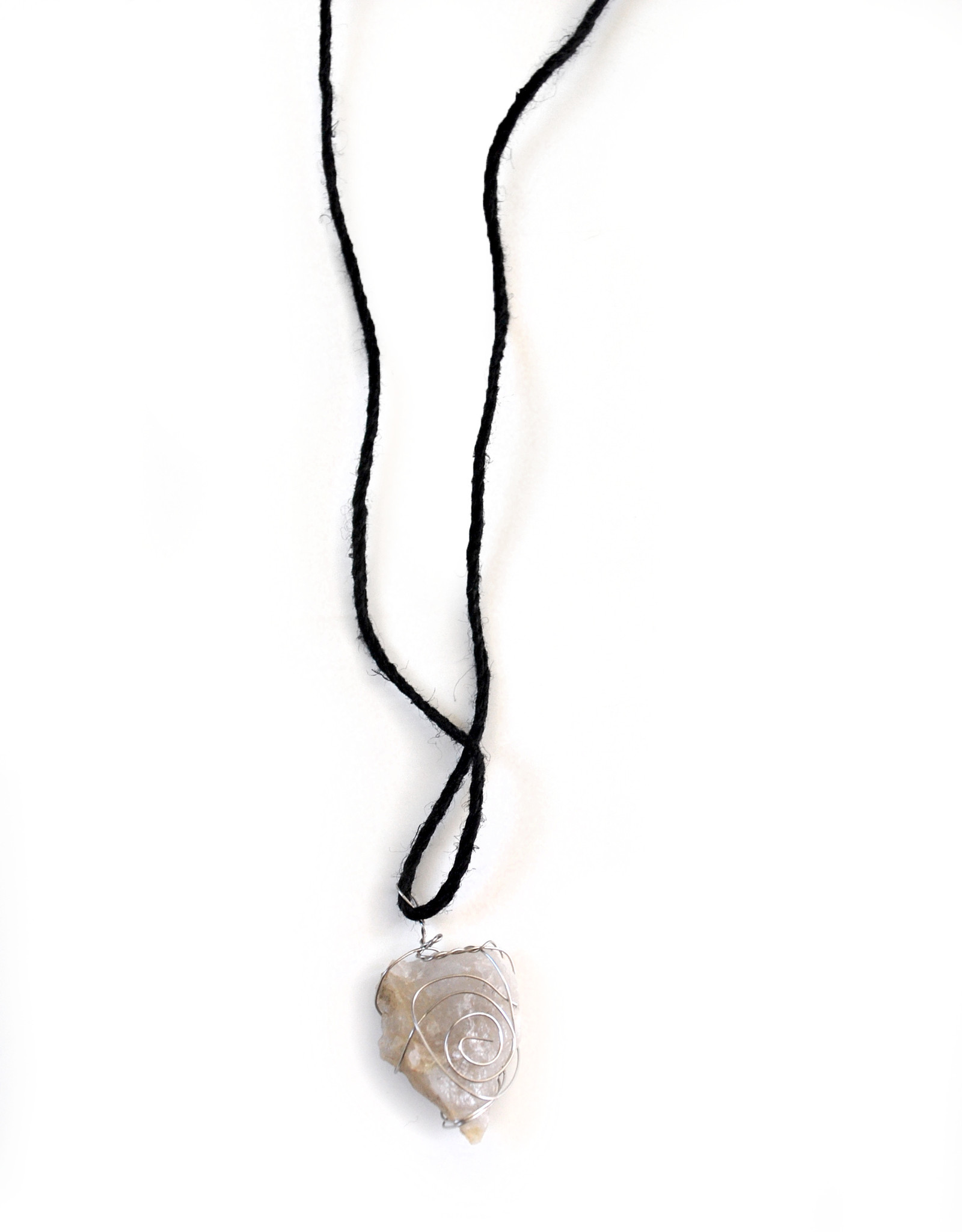 Clear Quartz Necklace by Mikey Tardy