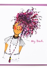 Sam Kirk “My Bad” Greeting Card by Sam Kirk