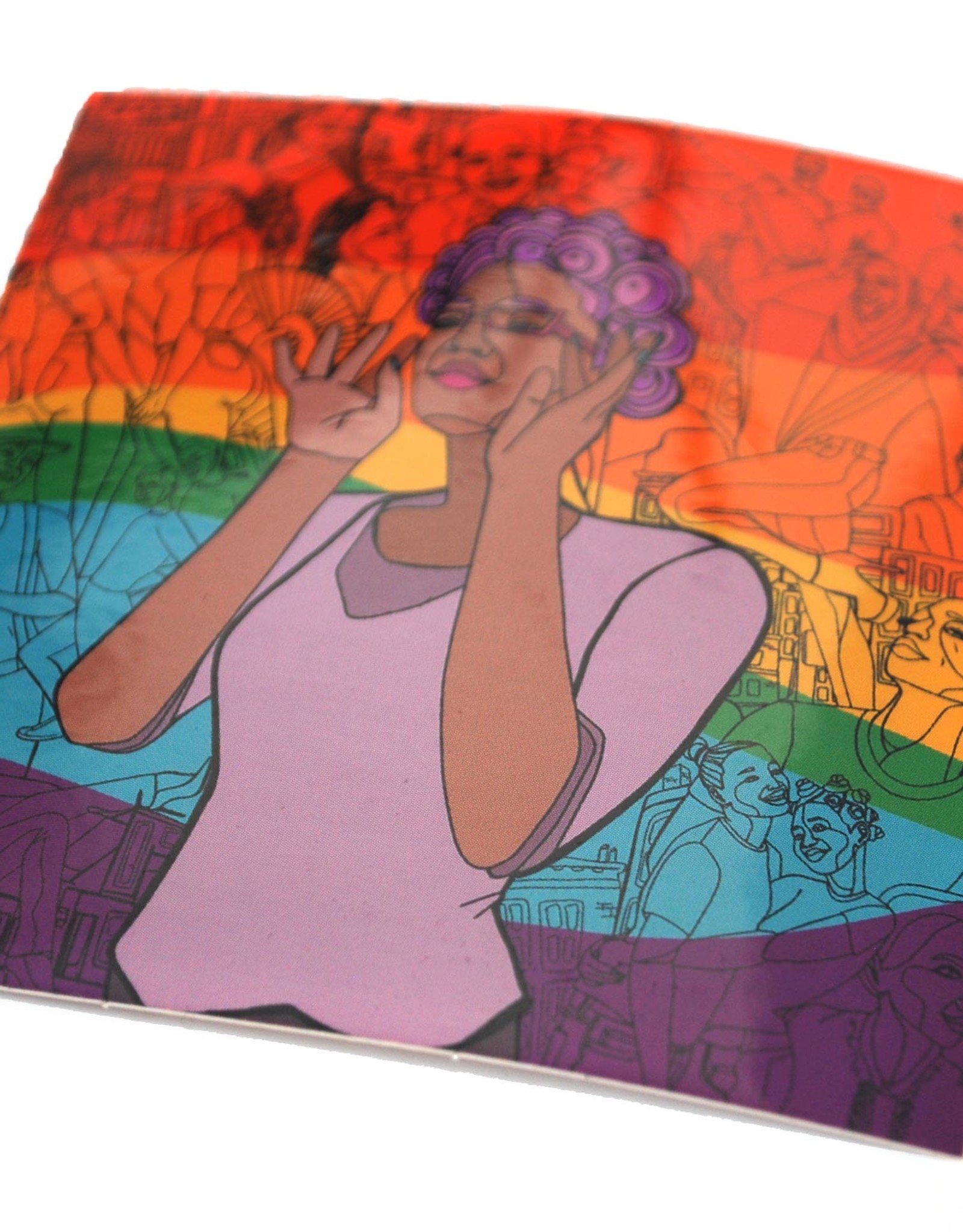 Sam Kirk Queertopia Rainbow Sticker by Sam Kirk