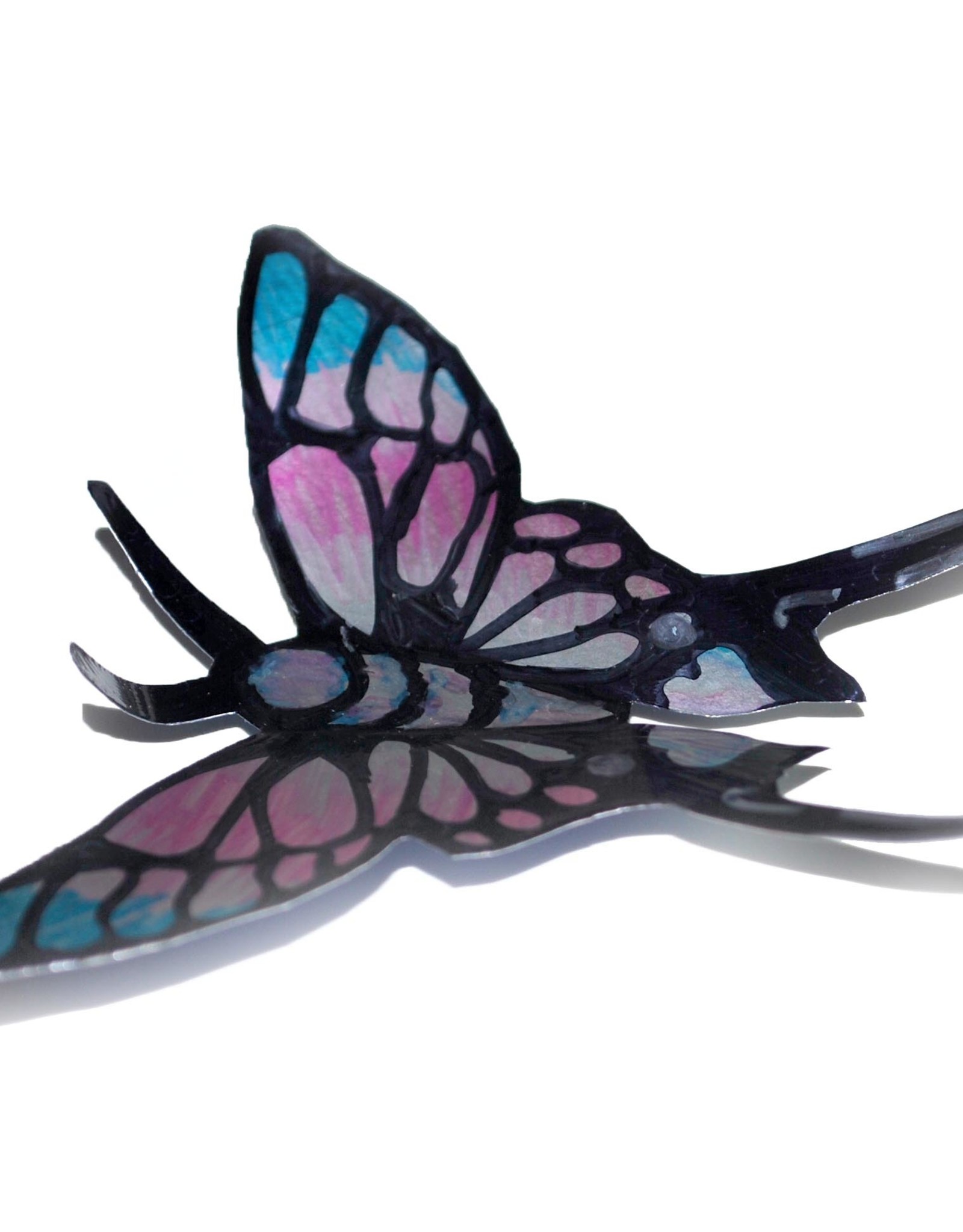 Sophia Abel “Soda Can Butterfly” Magnet by Sophia Abel