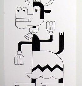 Ivan Brunetti Cow,  Illustration by Ivan Brunetti