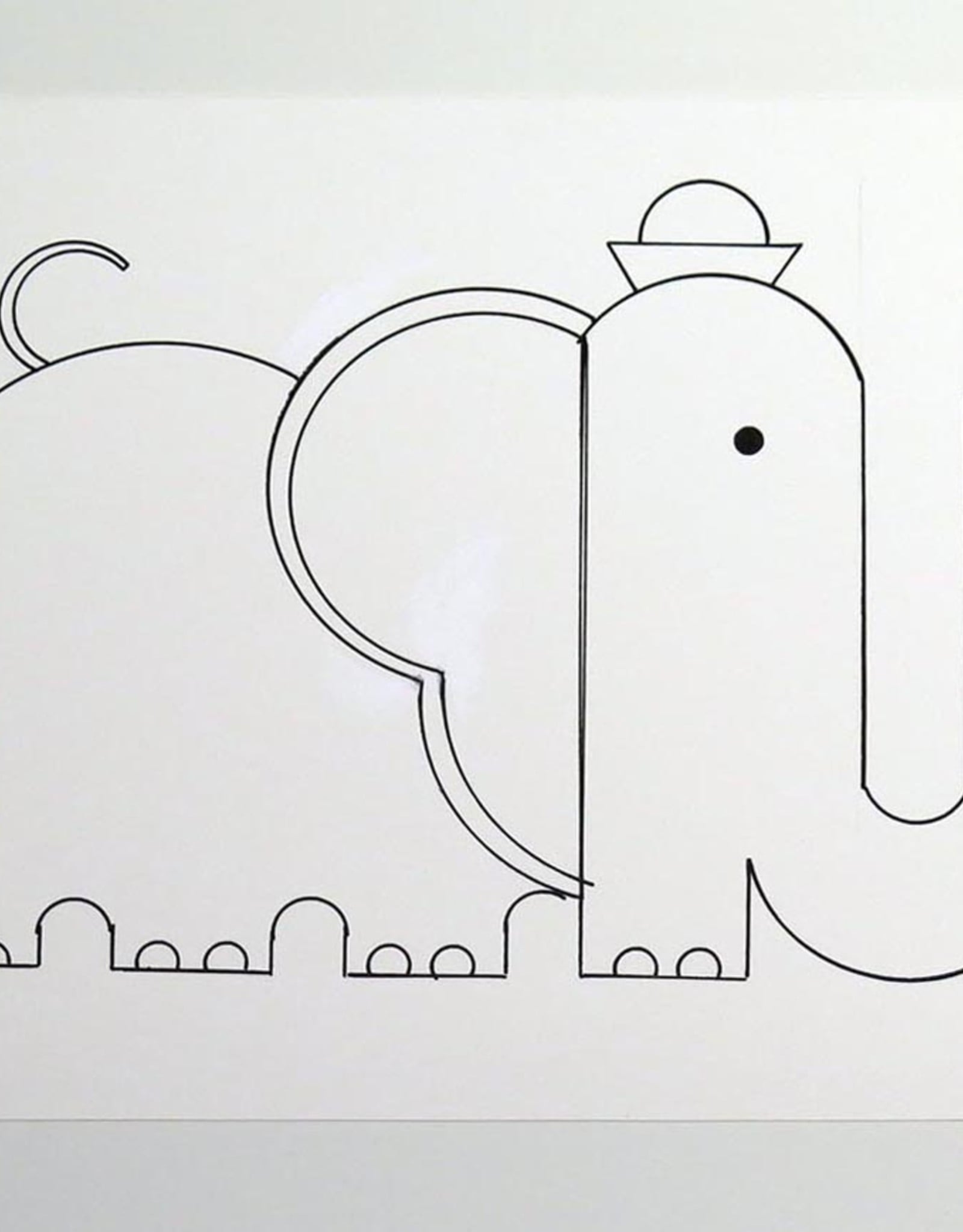 Ivan Brunetti "Elephant" Illustration by Ivan Brunetti