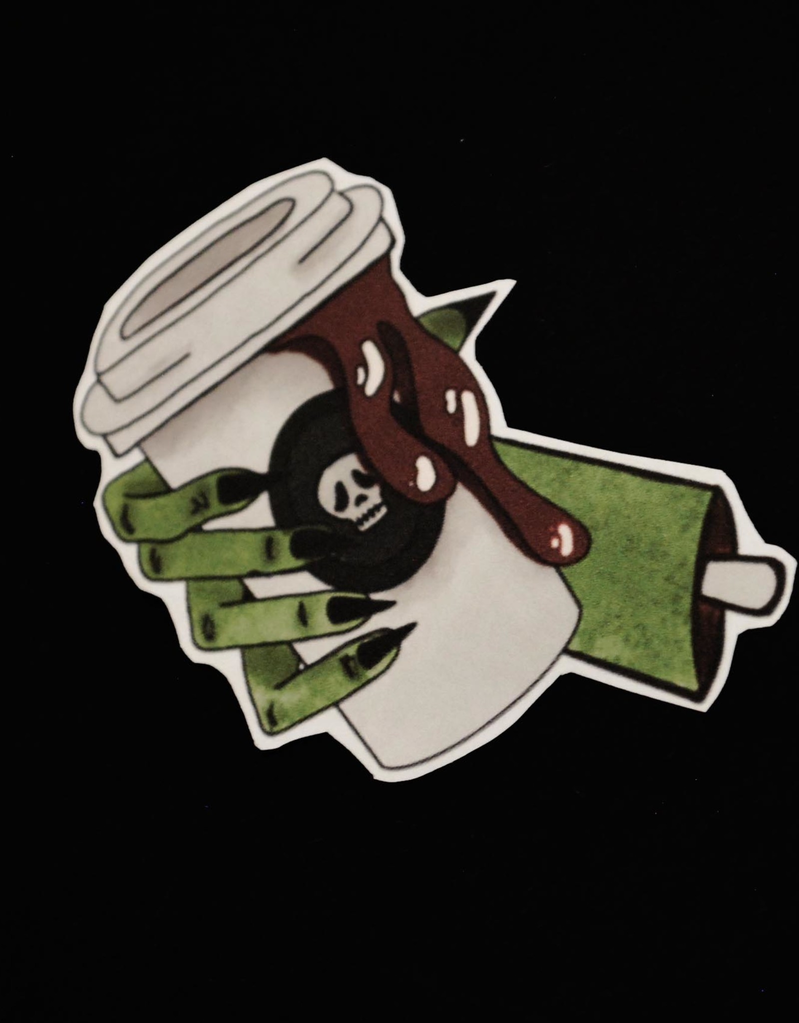 Cup Of Joe Sticker By Lucille Miller Columbia College Chicago