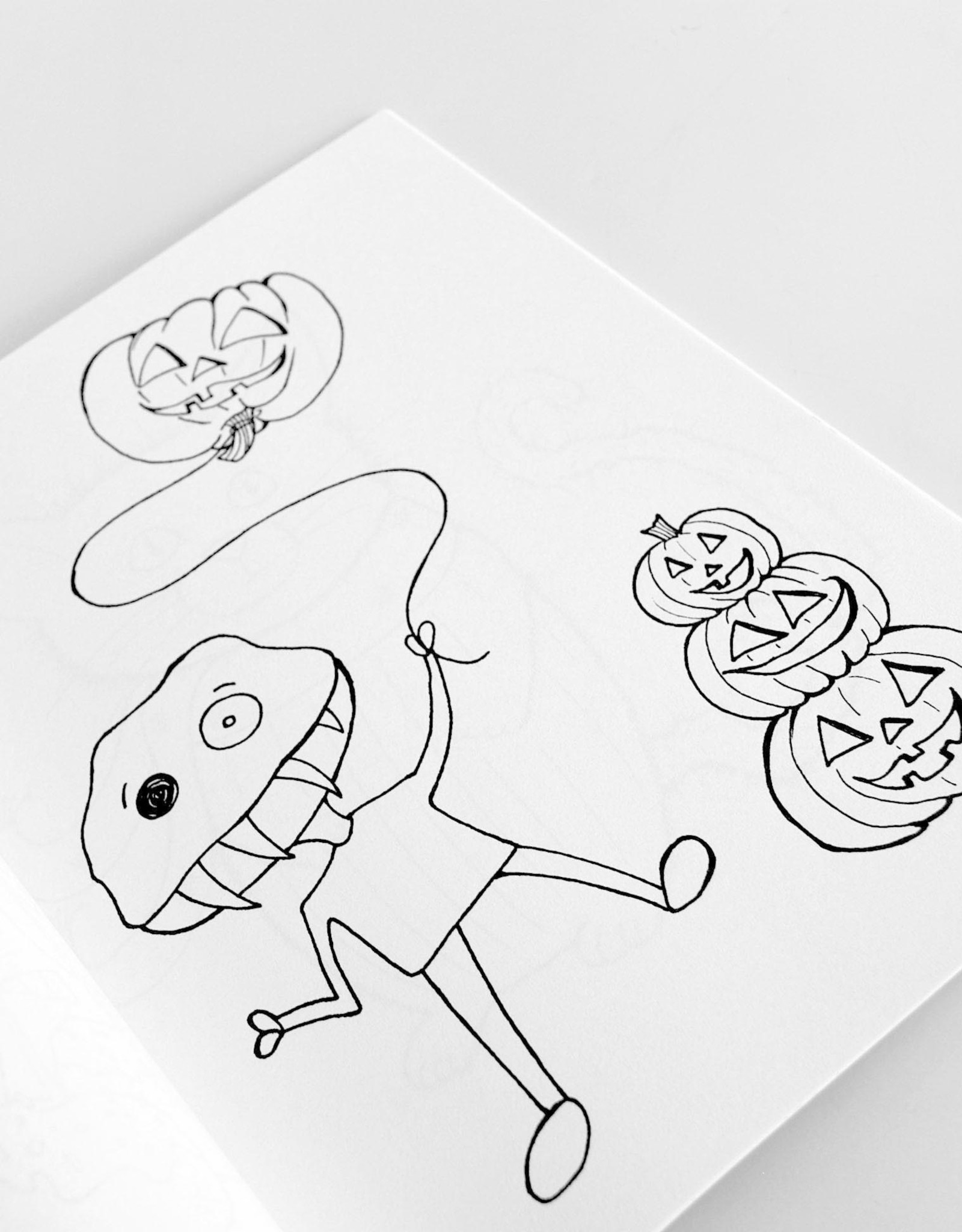 The Island Octopus Halloween Coloring Book by Melissa Rohr Gindling