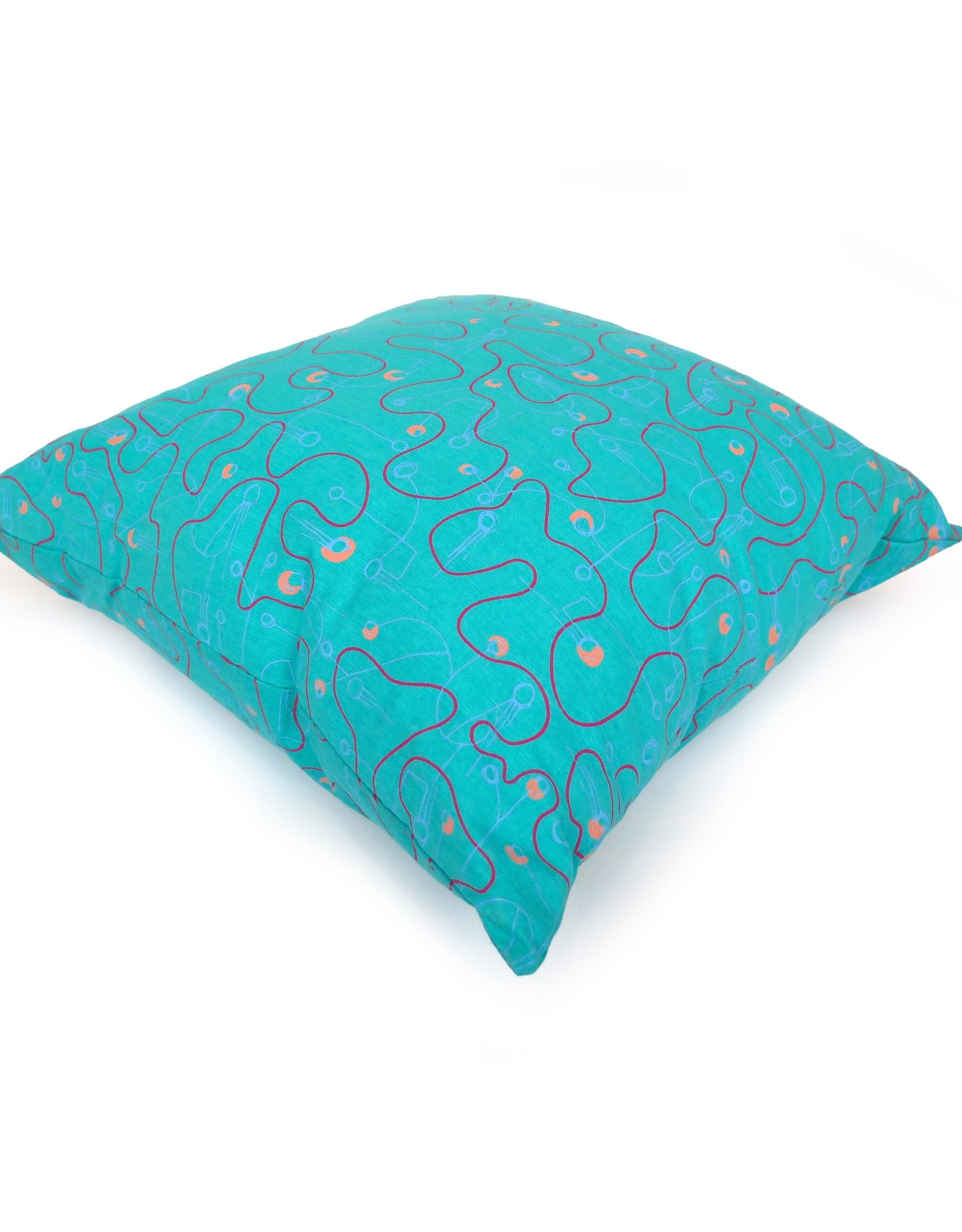 PINTL + KEYT Flight (teal) pillow  PINTL + KEYT