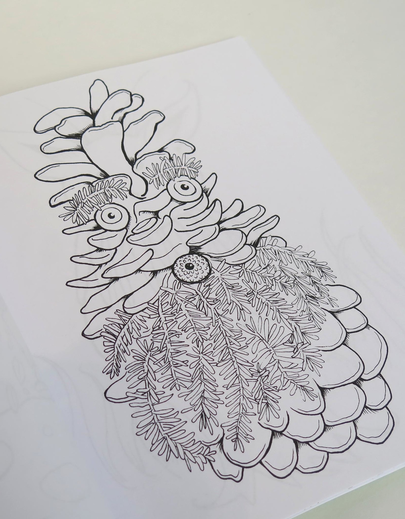 The Island Octopus Nature Spirit Coloring Book by The Island Octopus