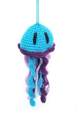 Haley Slamon Aqua and Purple Plush Jellyfish by Haley Slamon