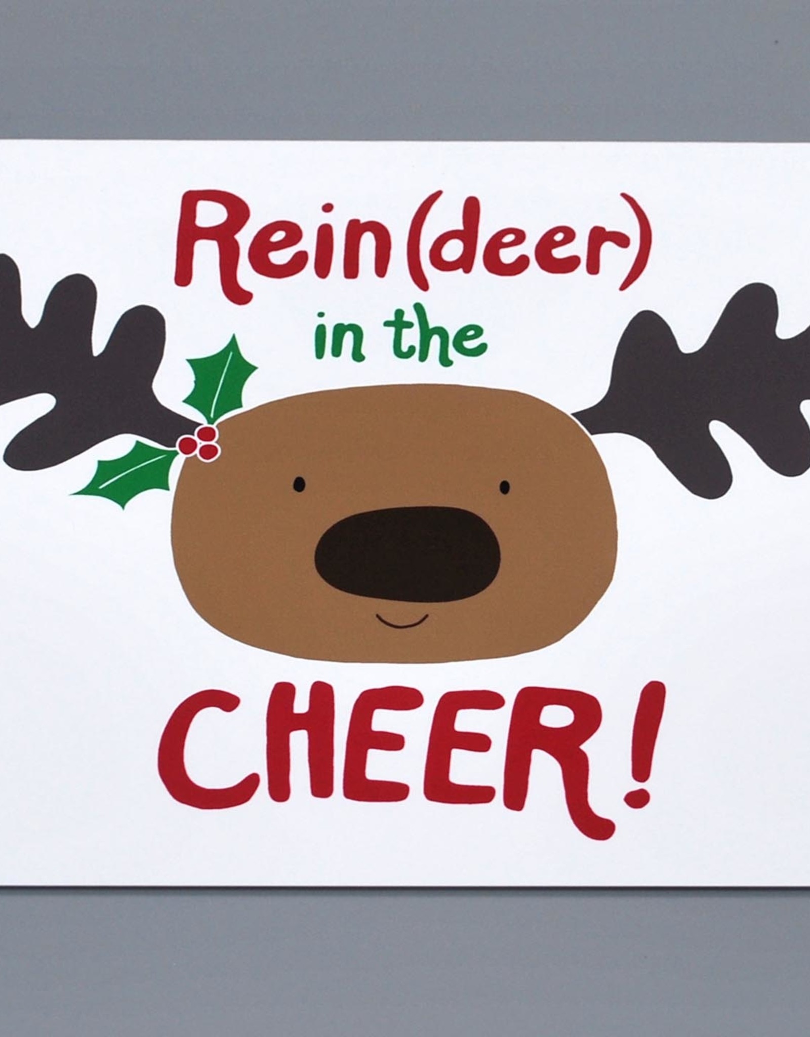 Paper Heart Dispatch Reindeer in the Cheer card by Jennifer Hines