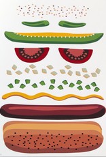 Danielle Przybysz “Chicago Dog” Silk Screen Print by Danielle Przybysz