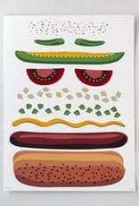 Danielle Przybysz “Chicago Dog” Silk Screen Print by Danielle Przybysz