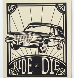 Danielle Przybysz “Ride or Die” Silk Screen Print by Danielle Przybysz