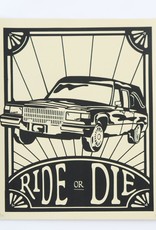 Danielle Przybysz “Ride or Die” Silk Screen Print by Danielle Przybysz