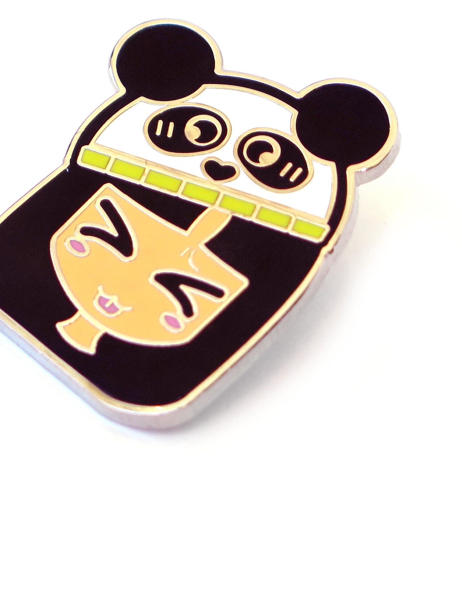 Jasmine Cabral Kawaii Eliza Enamel Pin with Sticker by Jasmine Cabral