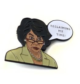 ReformedSchool Maxine Waters Enamel Pin by ReformedSchool