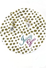 Juicey Gems Silver Holiday Lights Earrings by Juicey Gems