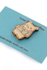 Sophie Quillec "Bear: PJ's" pin by Sophie Quillec