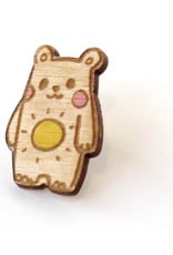 Sophie Quillec "Bear: Sun" pin by Sophie Quillec