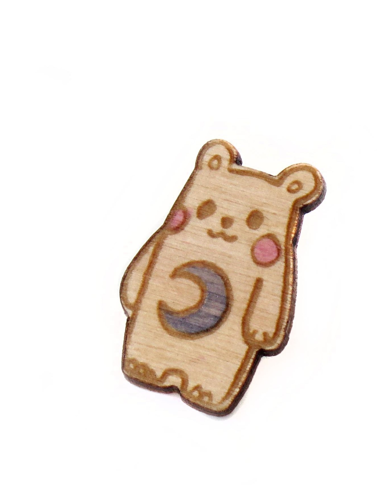 Sophie Quillec "Bear: Moon" pin by Sophie Quillec