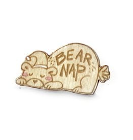 Sophie Quillec "Bear Nap" pin by Sophie Quillec