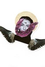 Lizzie Monsreal Flying Soul (small) sticker by Lizzie Monsreal