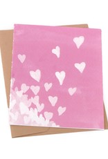 “Hearts” - Single Greeting Card Greeting Card, Vixtopher