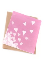 “Hearts” - Single Greeting Card Greeting Card, Vixtopher