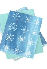 “Snowflake” Single Greeting Card, Vixtopher