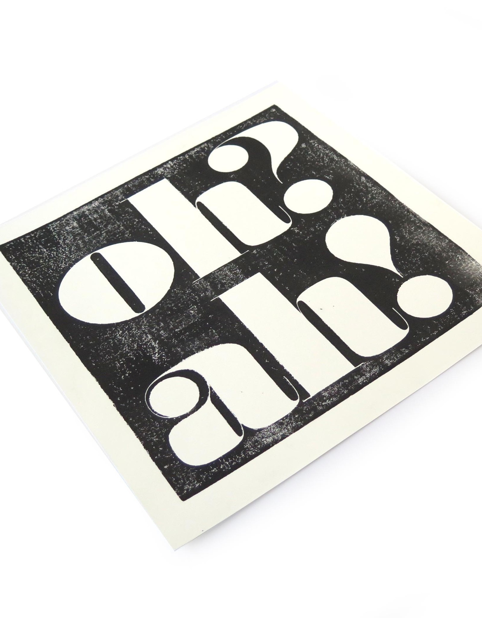 Ben Hullinger “Oh? Ah!” blockprint by Ben Hullinger