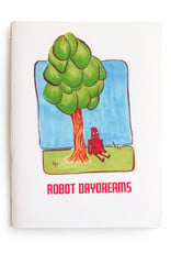 "Robot Daydreams" (tree)  Blank Notebook, Vixtopher