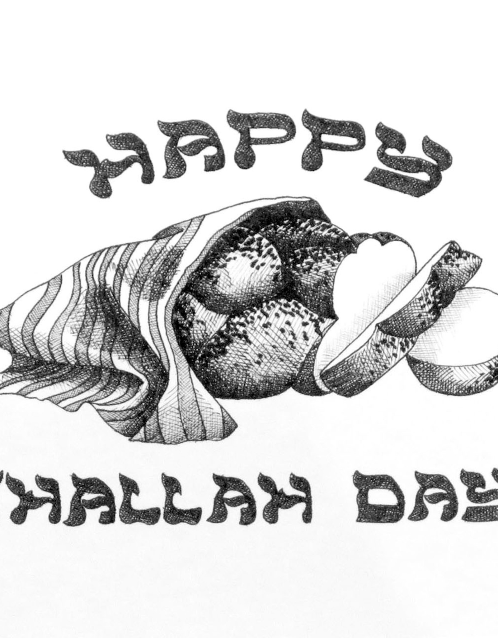 All4Pun Happy Challah Days Card by Scott Dickens, All4Pun