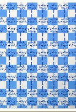 Ashley Baranczyk "Boundaries" (blue and white) by Ashley Baranczyk