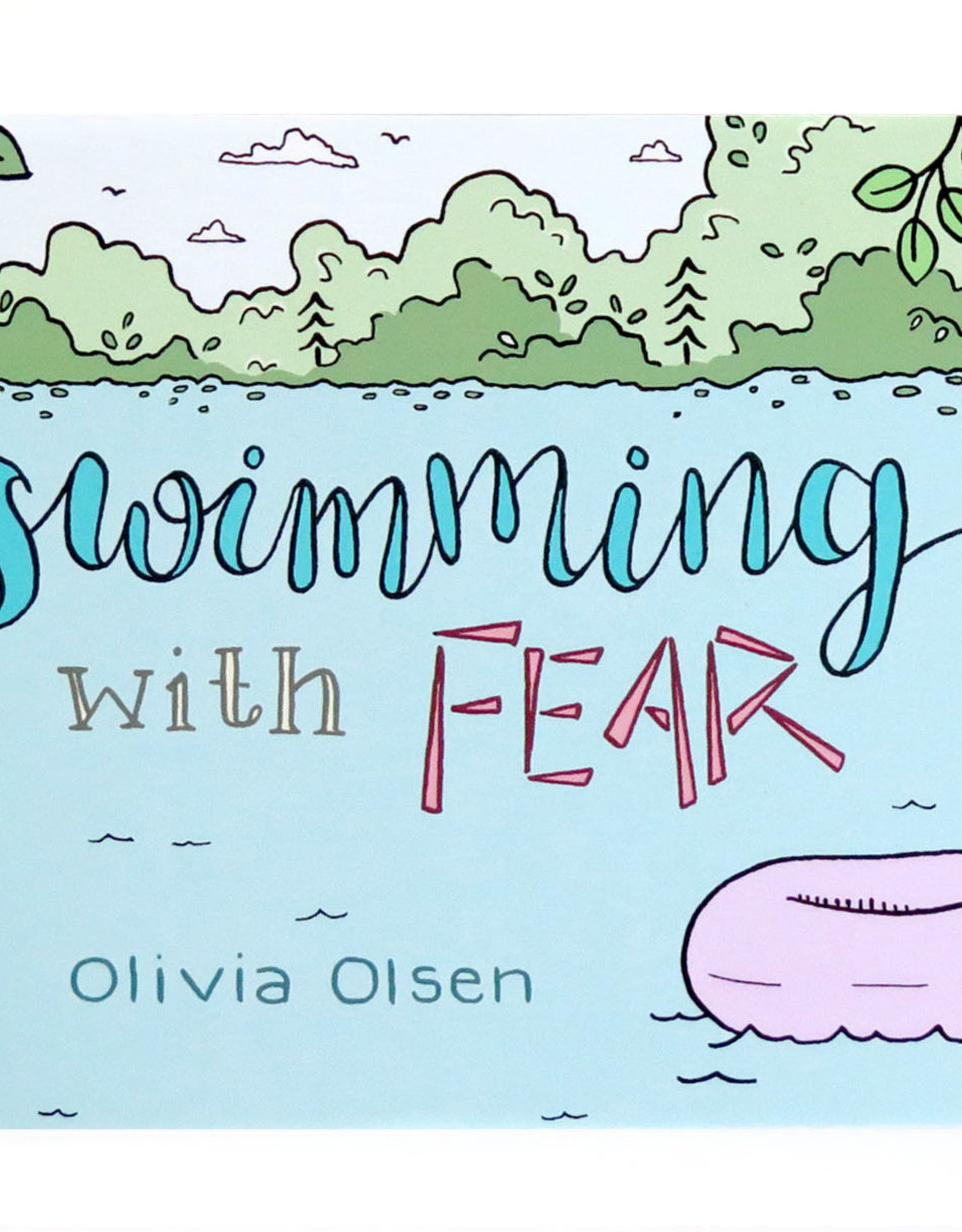 “Swimming with fear” zine by Olivia Olsen